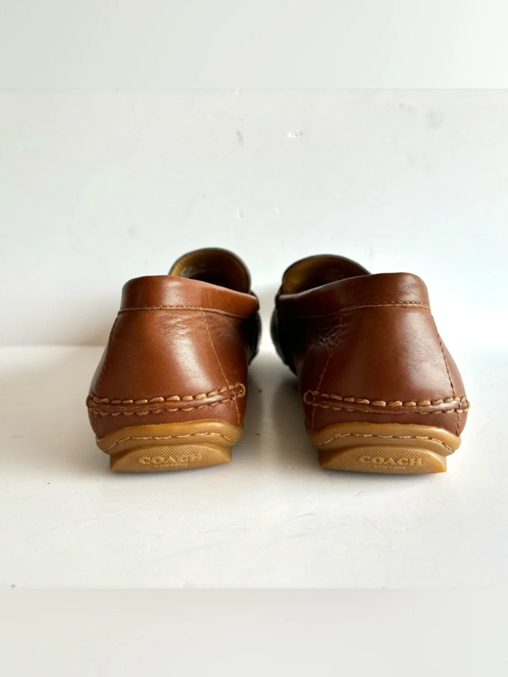 Coach Mott Driver Men's Size 10.5 D Loafers Shoes signature FG2983 EUC